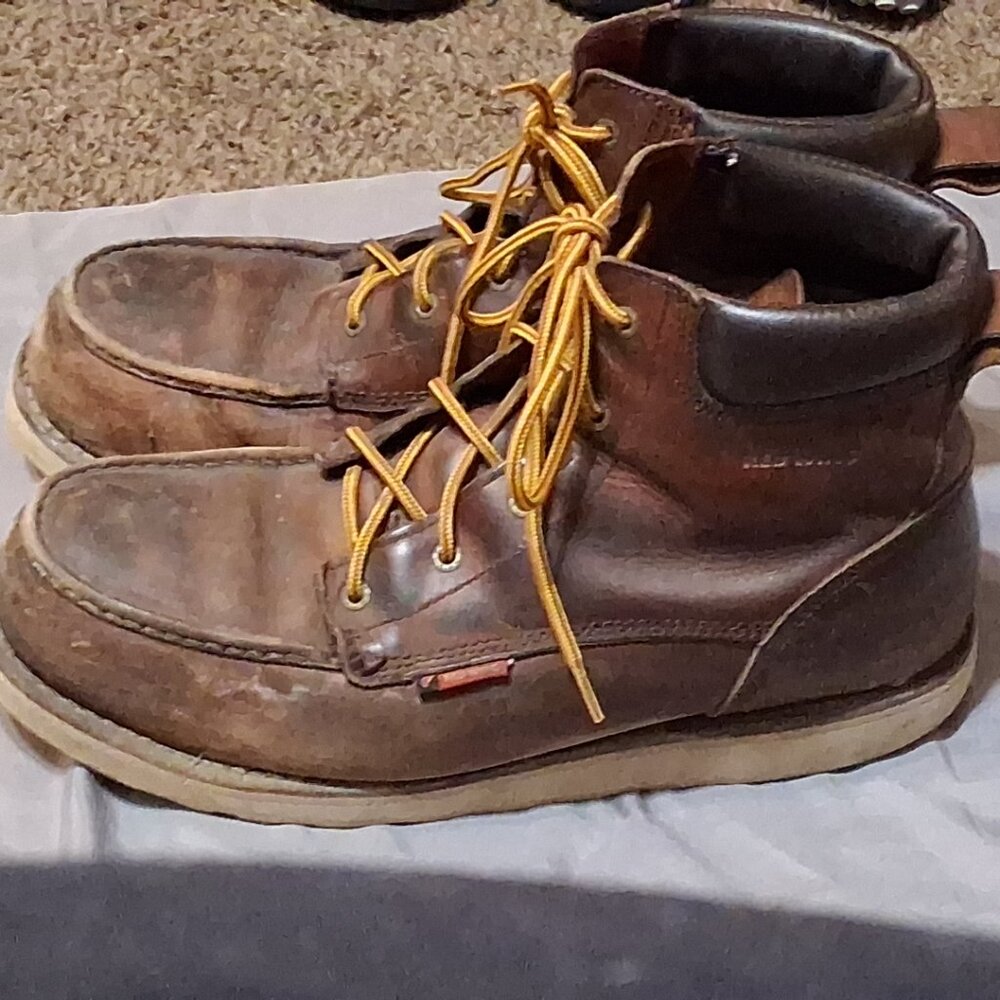 Red Wing steel toe work boots